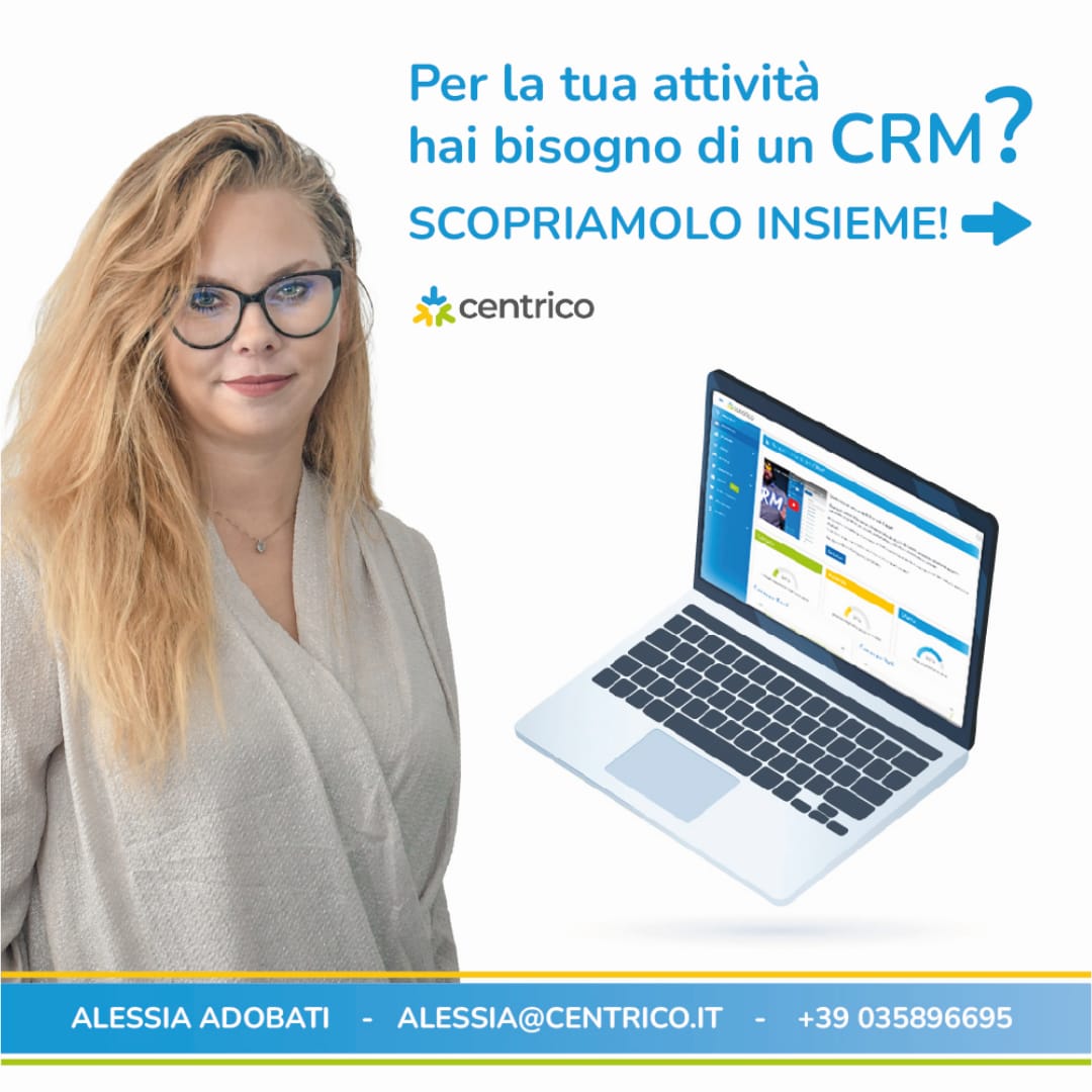 Centrico è il software italiano all-in-one per la gestione dei contatti aziendali immagine